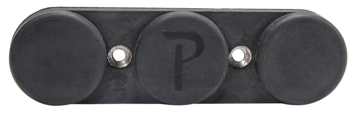 Pachmayr 03190 Pac-Mag Rubber Gun Storage Magnet Black with Mounting Hardware