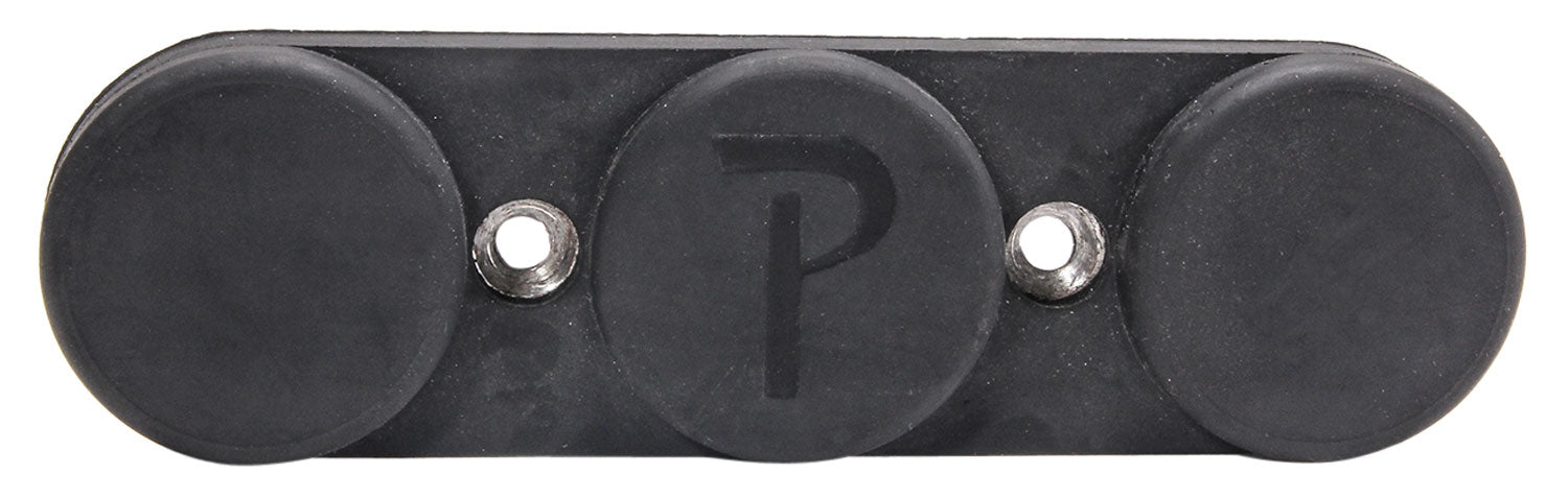 Pachmayr 03190 Pac-Mag Rubber Gun Storage Magnet Black with Mounting Hardware