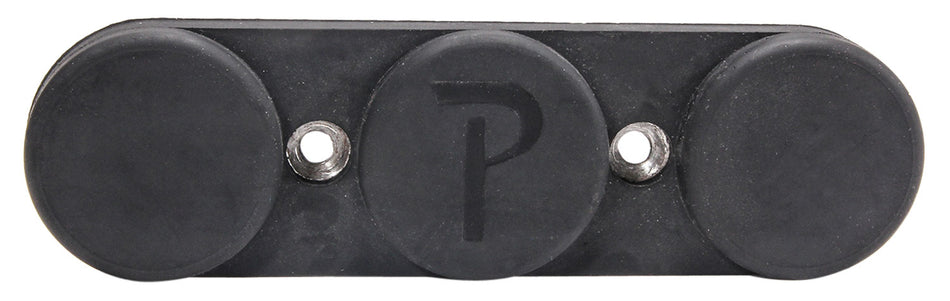 Pachmayr 03190 Pac-Mag Rubber Gun Storage Magnet Black with Mounting Hardware