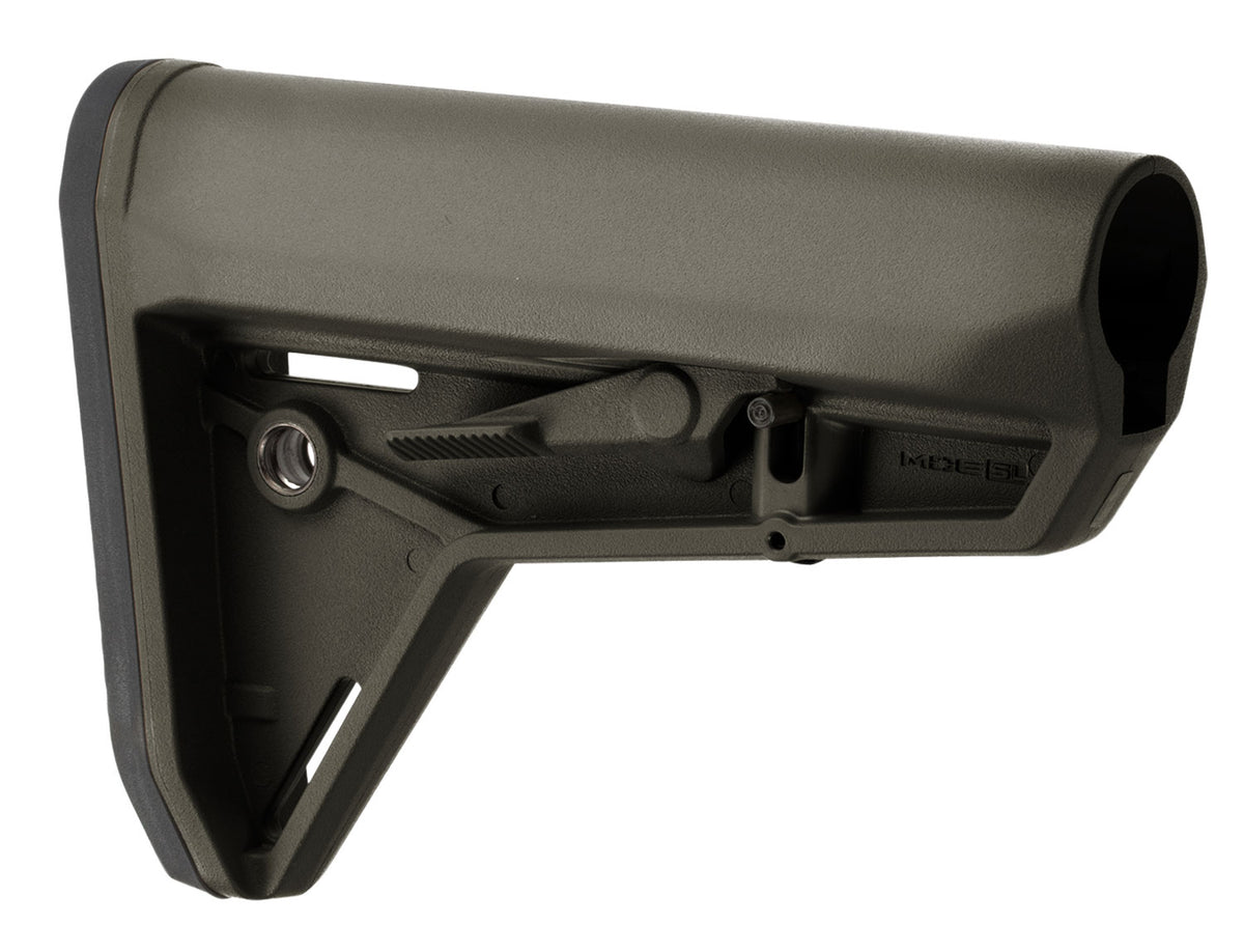 Magpul MOE SL Mil-Spec Carbine Stock OD Green Dual-Side Latch AR-15/M4 Platform (MAG347-ODG)