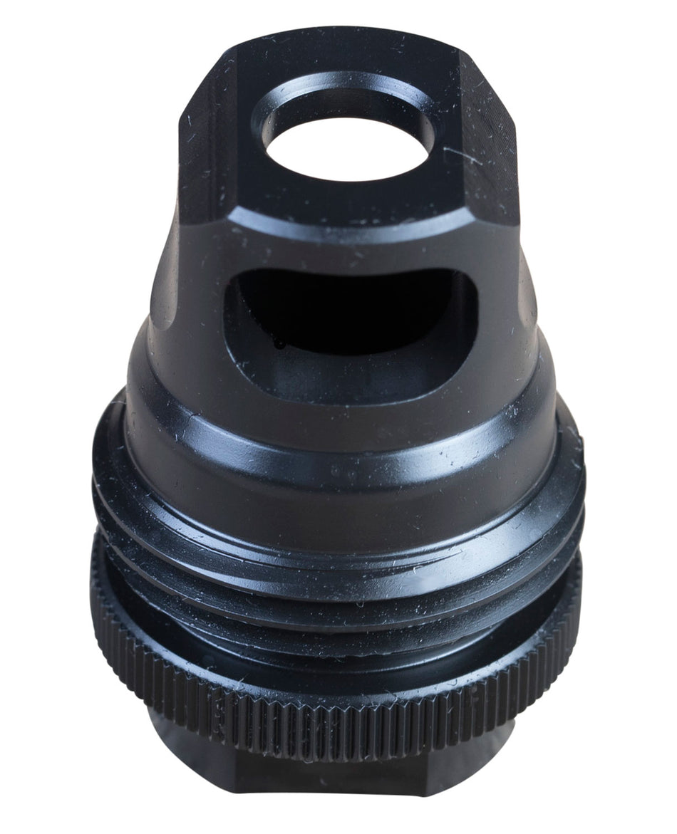 SilencerCo AC2628 ASR Muzzle Brake for 9mm Luger Black Steel 1/2-28 Threads