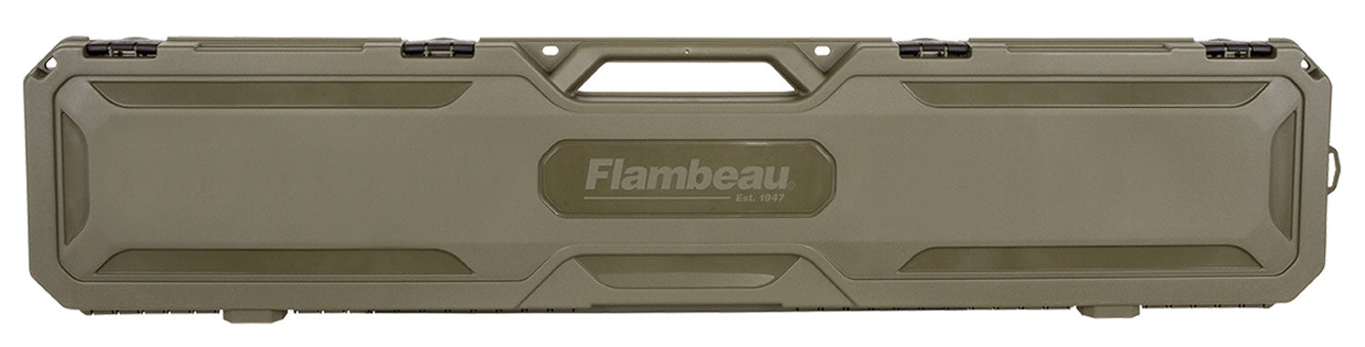 Flambeau 6464FC Field Olive Hard Polymer Rifle/Shotgun Case 49.75" Interior