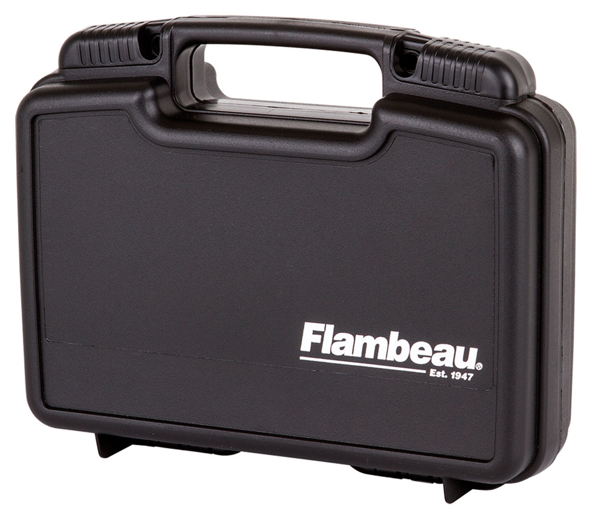 Flambeau 6445SC Black Hard Polymer Pistol Case with Sliding Latches USA Made