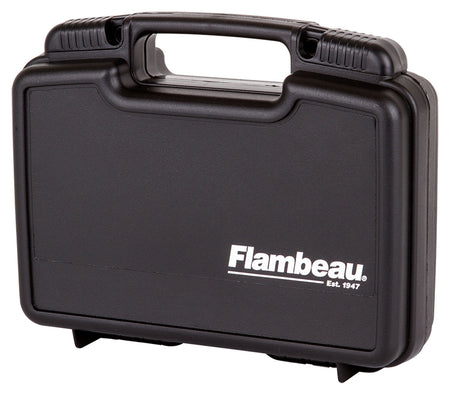 Flambeau 6445SC Black Hard Polymer Pistol Case with Sliding Latches USA Made