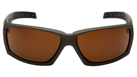 Pyramex Venture Gear Overwatch Sunglass Style Eyewear Bronze Lens Anti-Fog OD Green Frame