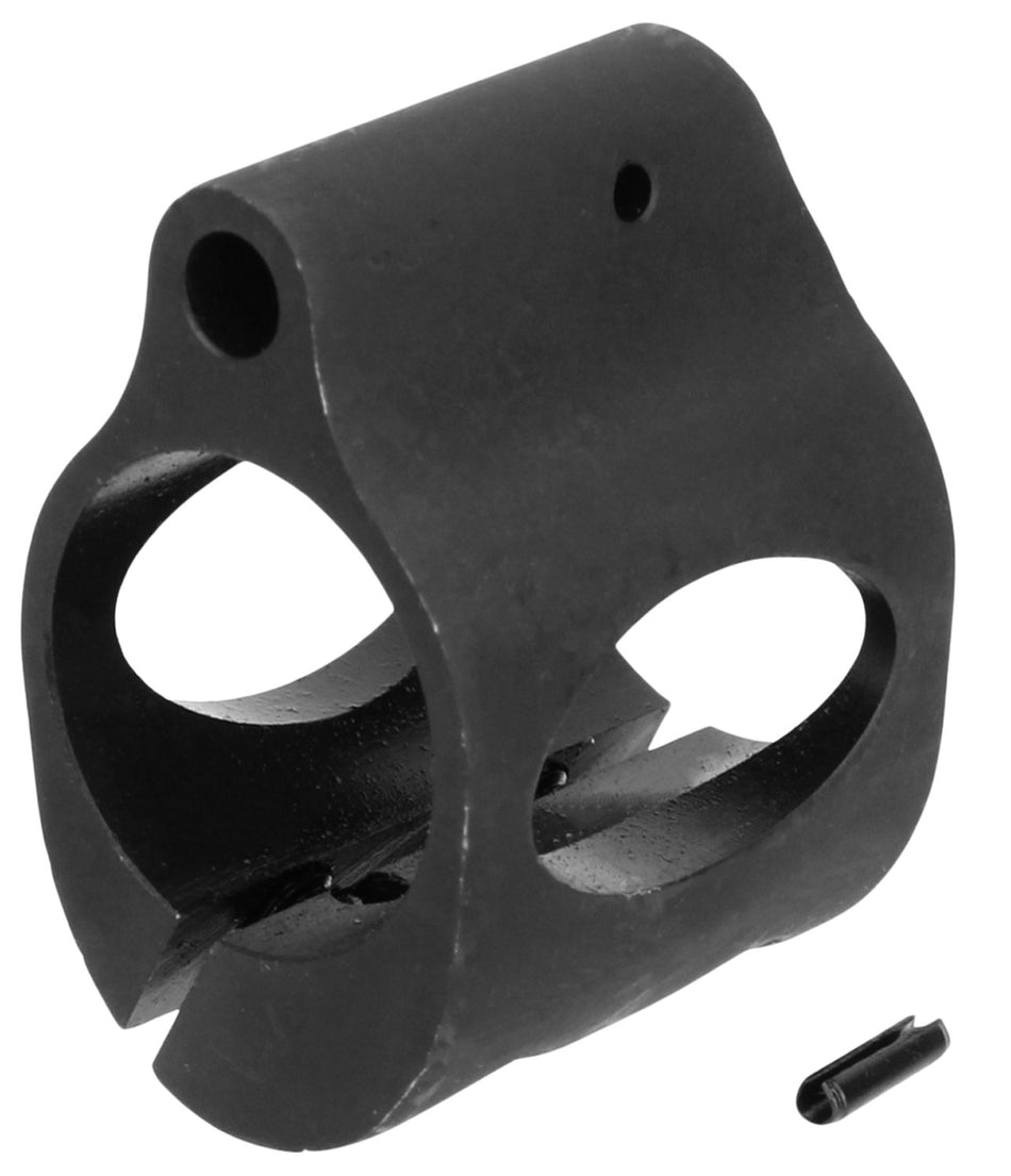 TacFire Low Profile Clamp-On Gas Block .750" Diameter, Black Parkerized Steel for 5.56/223