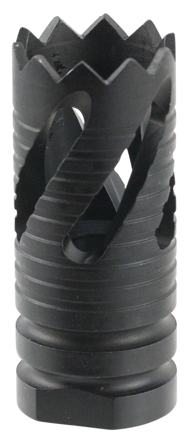 TacFire MZ10213B 308 Win AR-10 Thread Crown Muzzle Brake Steel Black Oxide 5/8-24 tpi