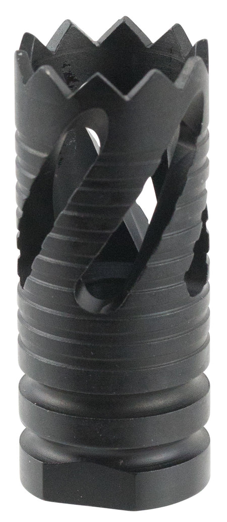 TacFire MZ10213B 308 Win AR-10 Thread Crown Muzzle Brake Steel Black Oxide 5/8-24 tpi