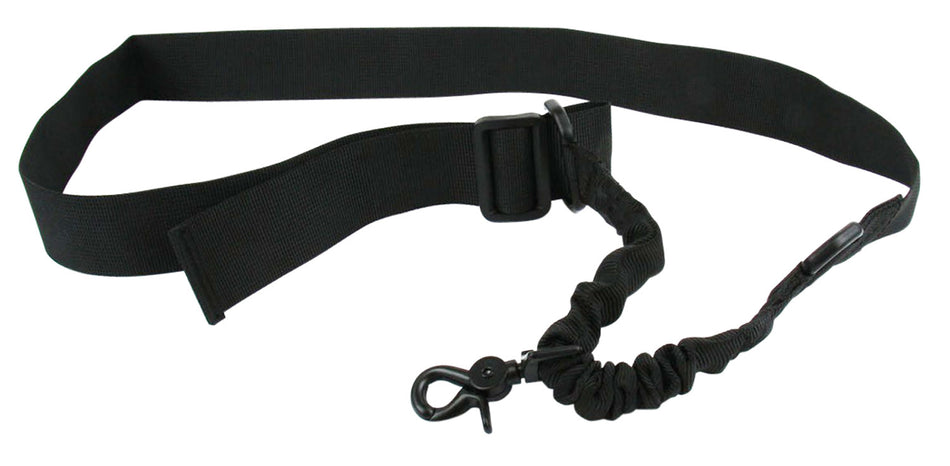 TacFire SL001B Adjustable Black Single Point Bungee Sling 20"-30" Nylon Rifle Shotgun
