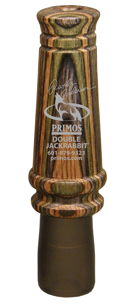 Primos Randy Anderson Double Jackrabbit Open Reed Predator Call - Laminated Wood