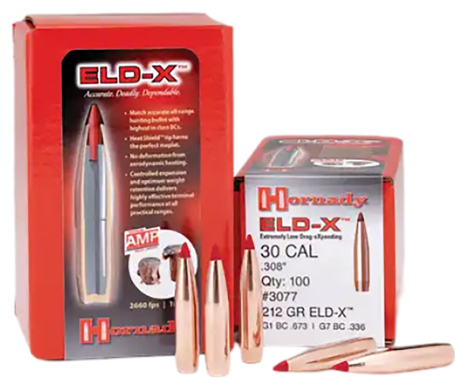 Hornady ELD-X 6.5mm .264 143gr Extremely Low Drag Expanding Bullets 100/Box