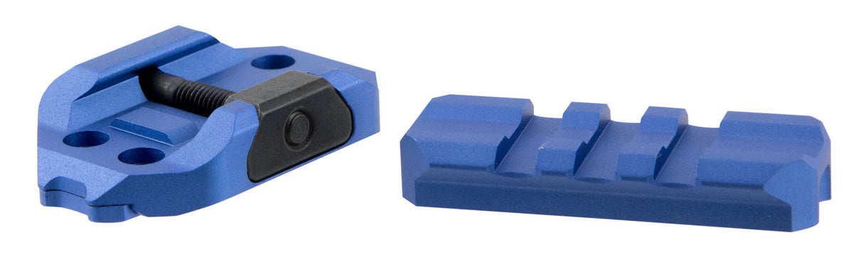 Strike Industries R.E.X. Low Profile Optic Riser REXRISERBL Blue Anodized 3-Slot Picatinny