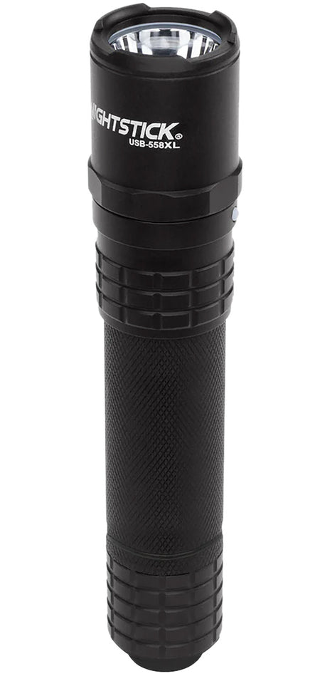 Nightstick USB558XL Multi-Mode USB Rechargeable Tactical Flashlight Black 125/450/1100 Lumens