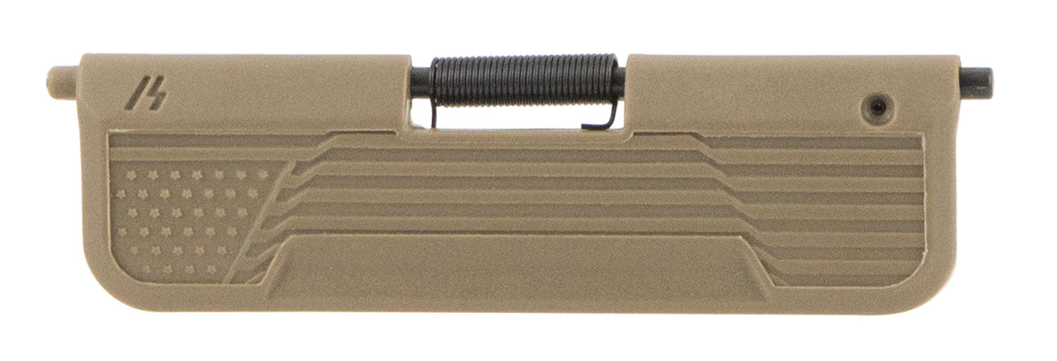 AR-15 M4 M16 Ultimate Dust Cover Flag Engraving FDE Polymer by Strike Industries