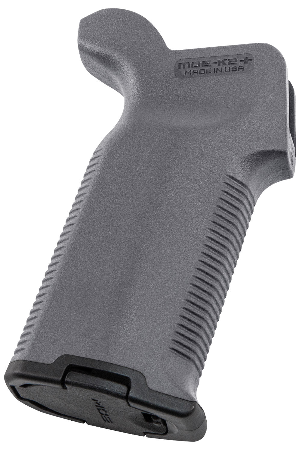 Magpul MAG532-GRY MOE-K2+ AR-15/AR-10 Grip, Gray Polymer with Wrap-Around Rubber Overmolding