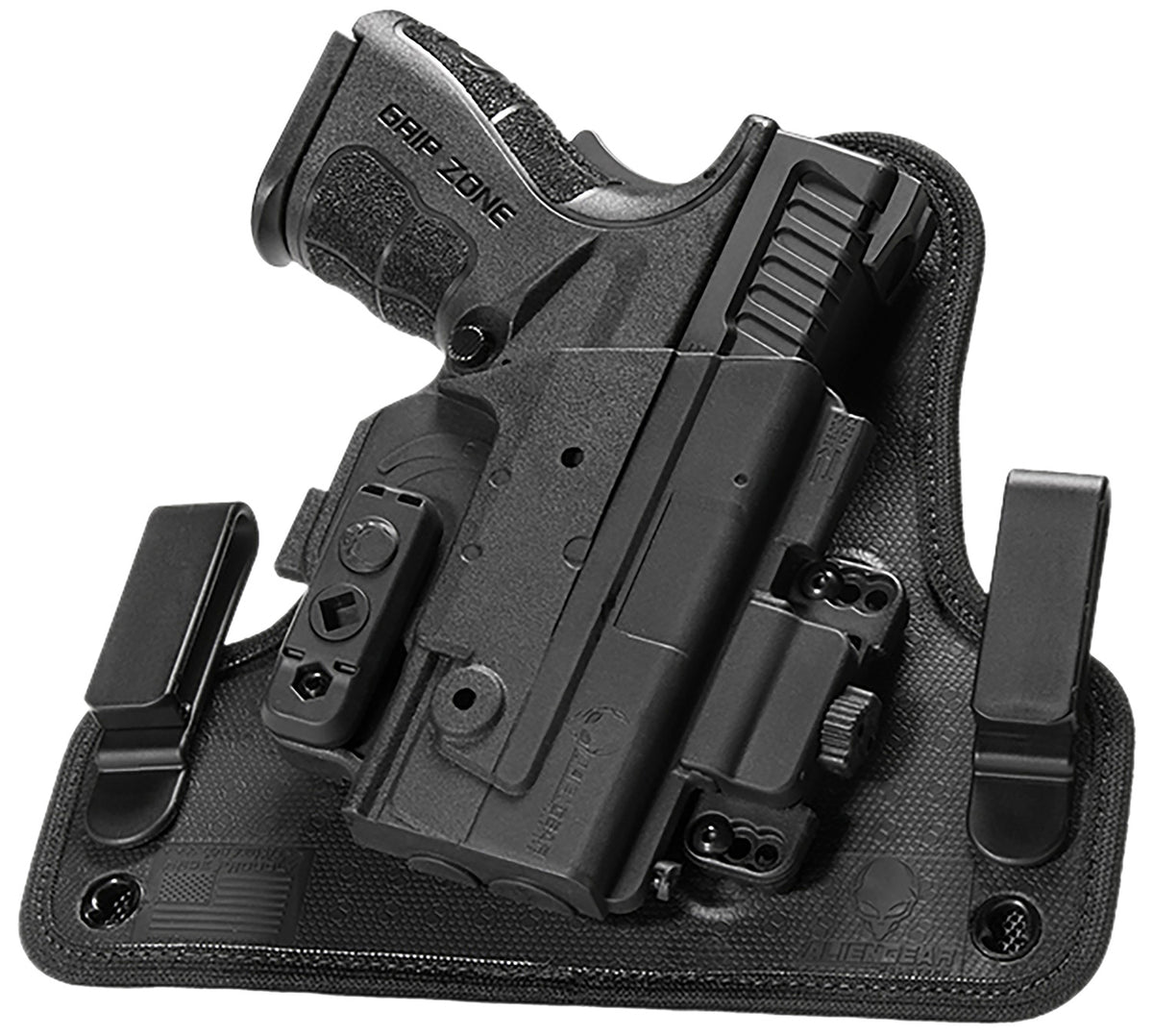 Alien Gear Holsters ShapeShift 4.0 IWB Black Polymer Holster Ruger LC9 Right-Hand Carry