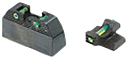 Bersa Fiber Optic Green Front Rear Sight Thunder 380/22 and TPR 380 Pistols