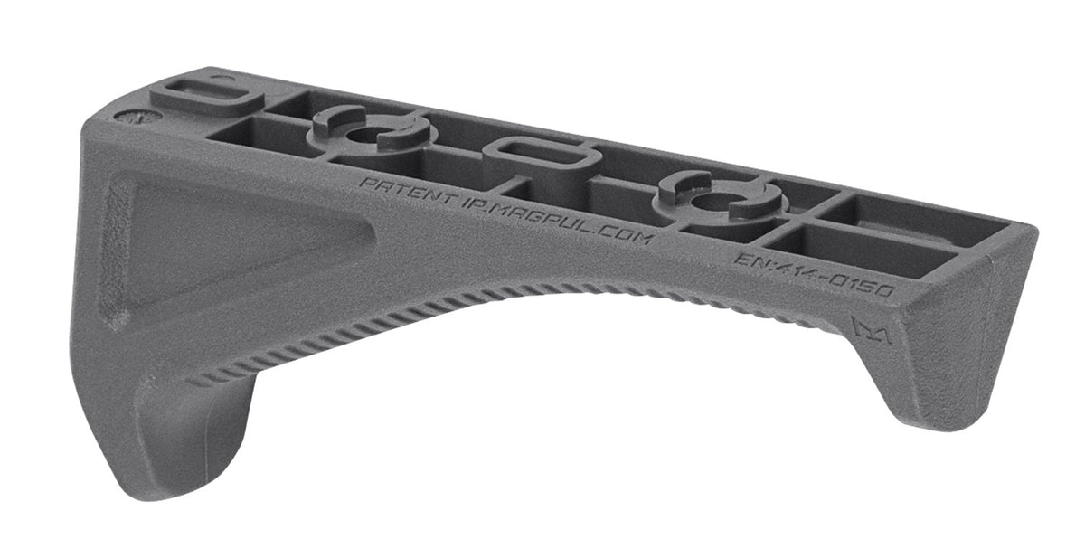 Magpul MAG598-GRY Gray M-LOK Angled Fore Grip Polymer for AR-Platform, Direct M-LOK Mount