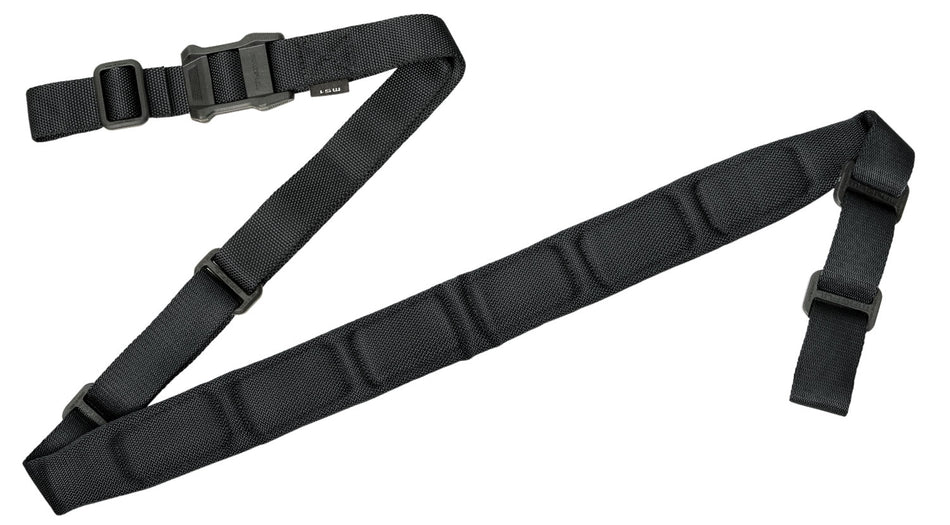 Magpul MS1 Padded Two-Point Rifle Sling Black Nylon 48"-60" Adjustable OAL