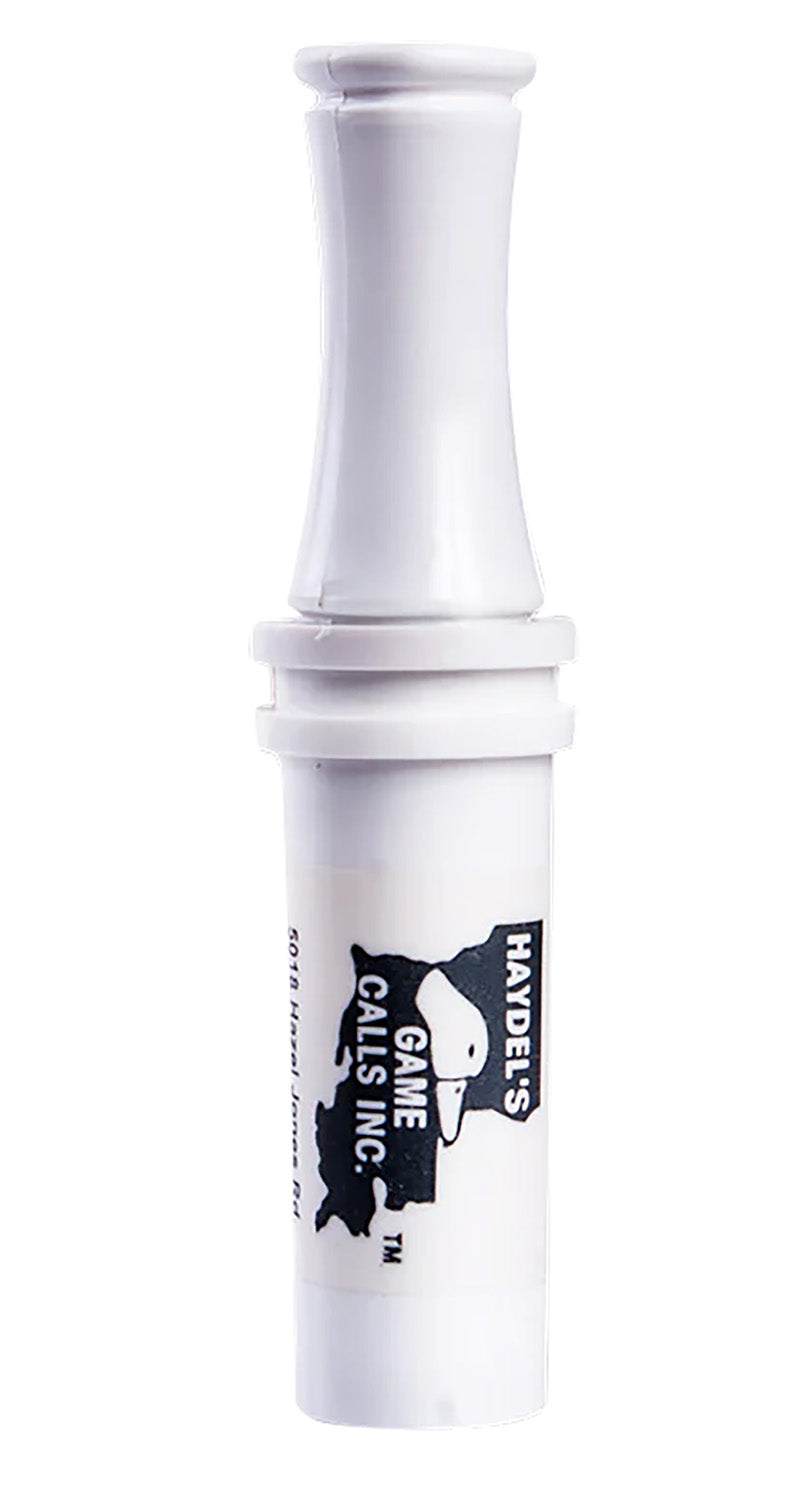 Haydel's B14 Long Reed Goose Call for Windy Conditions - White