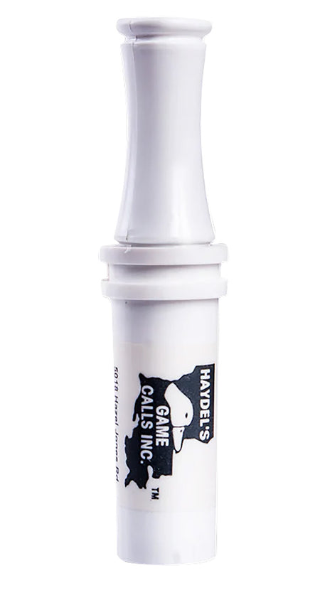 Haydel's B14 Long Reed Goose Call for Windy Conditions - White