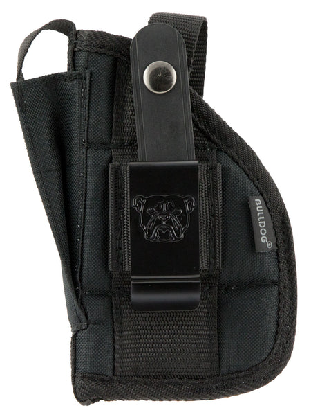 Bulldog Extreme Belt Clip Holster Black Nylon Fits Ruger LC9 & Compact Autos 2.5-3.75" Barrel Ambidextrous