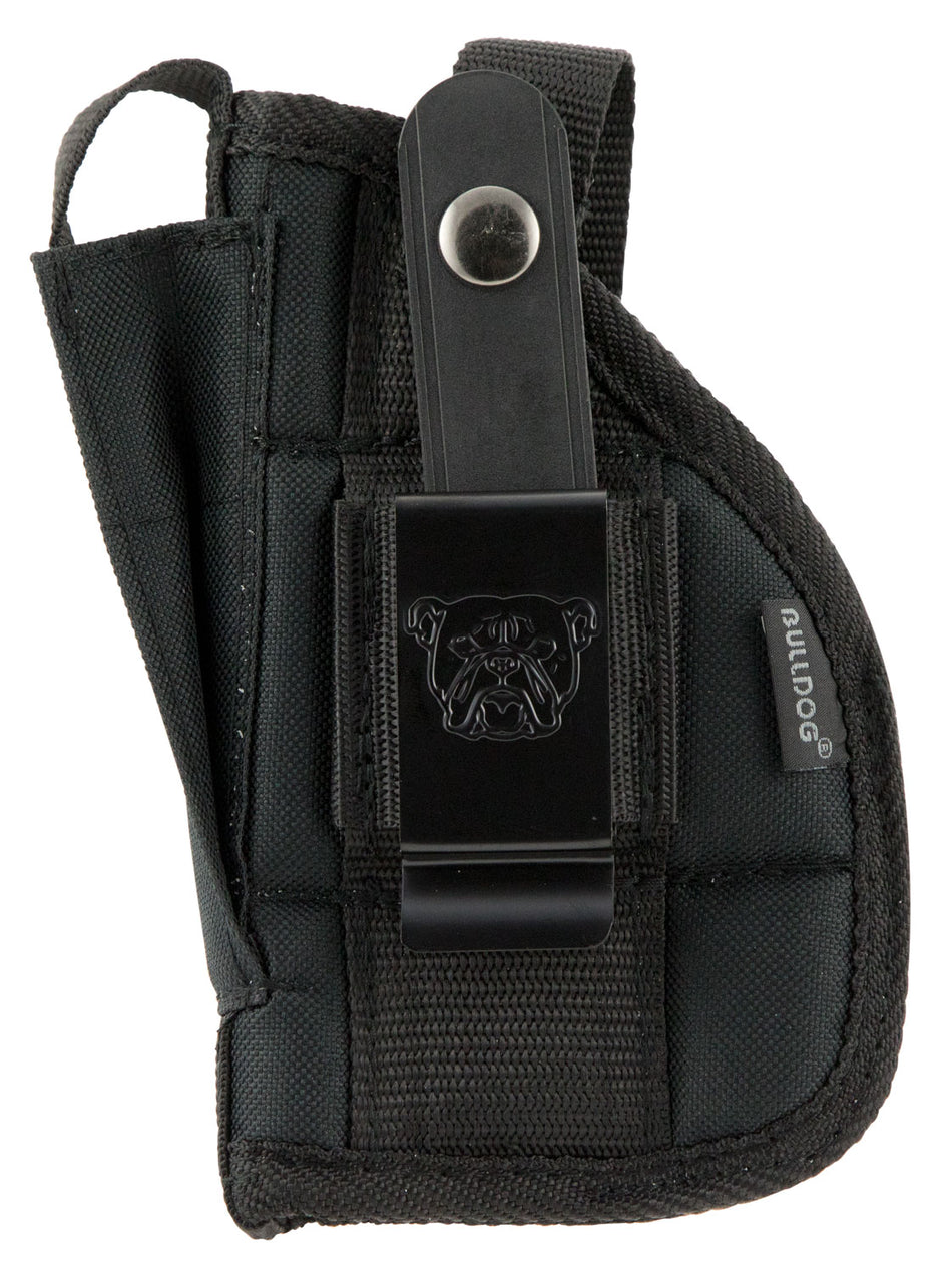 Bulldog Extreme Belt Clip Holster Black Nylon Fits Ruger LC9 & Compact Autos 2.5-3.75" Barrel Ambidextrous