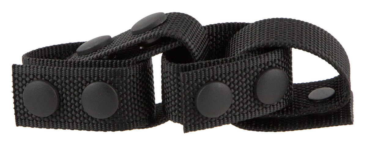 Blackhawk 44B350BK Duty Belt Keeper Black 2" Wide Cordura Nylon