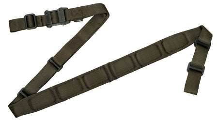 Magpul MS1 Padded Two-Point Rifle Sling Ranger Green Nylon 48"-60" Adjustable OAL