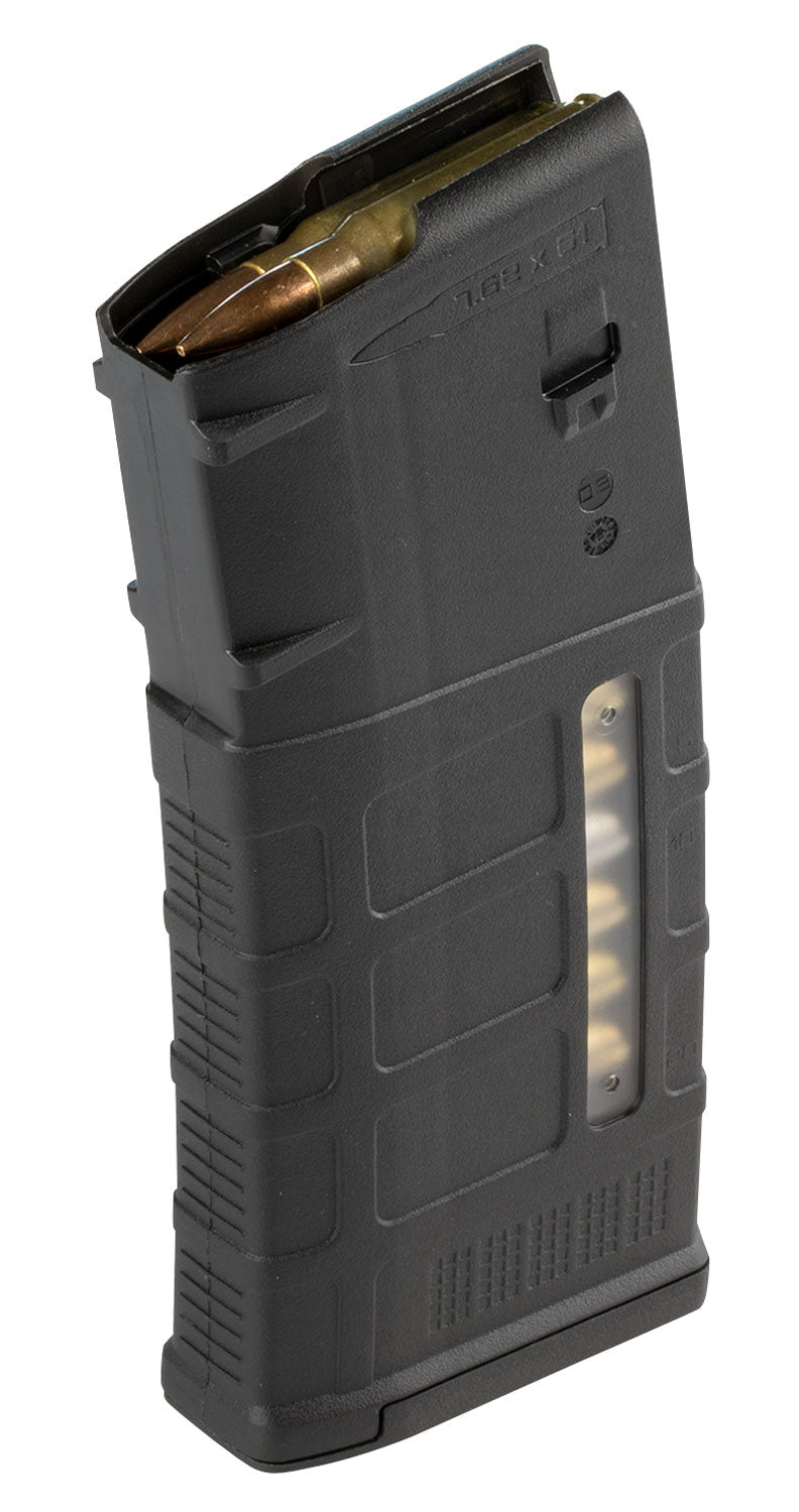 Magpul MAG577BLK 25rd PMAG GEN M3 Detachable Magazine 7.62x51mm NATO 308 Win AR-10/M110/SR25 Compatible Black Polymer