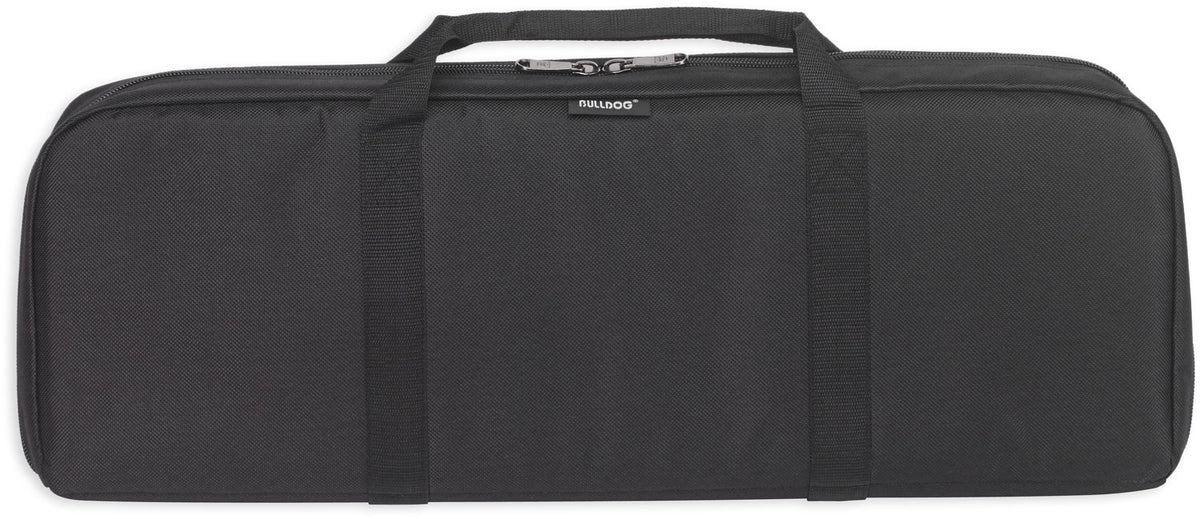Bulldog Ultra Compact Discreet 29" AR-15 Rifle Case Black Nylon Padded Divider and Mag Pouches