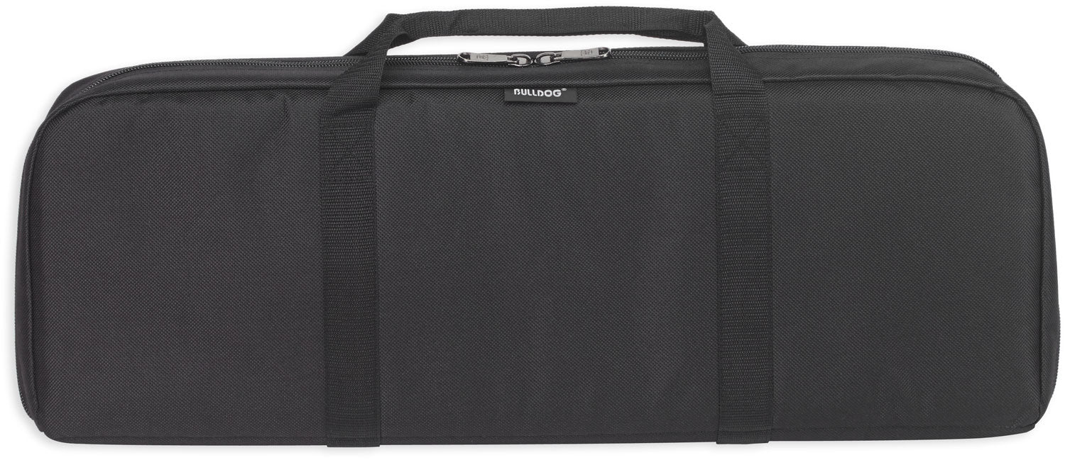 Bulldog Ultra Compact Discreet 29" AR-15 Rifle Case Black Nylon Padded Divider and Mag Pouches