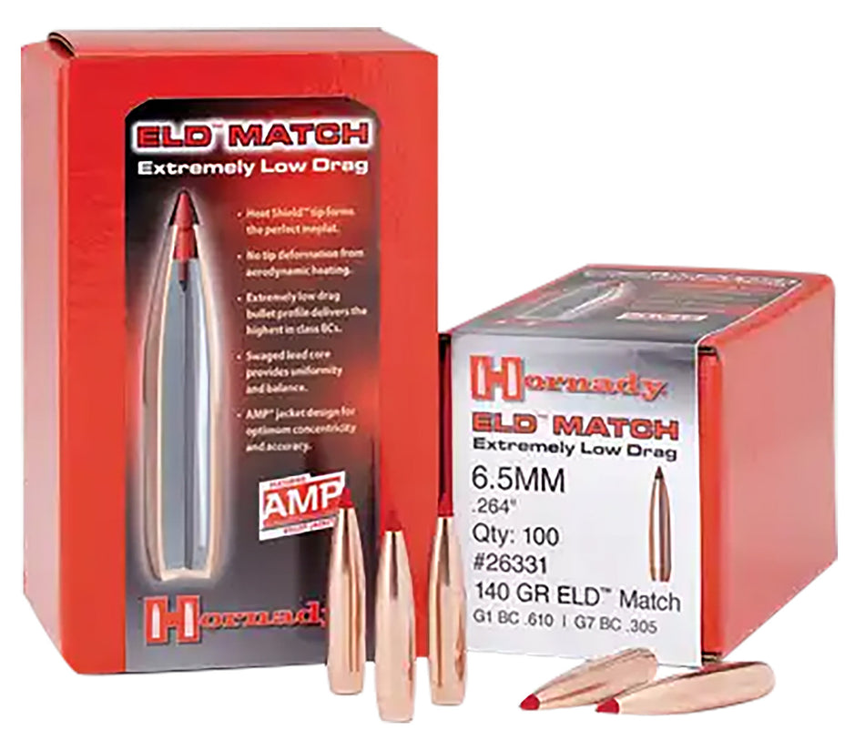 Hornady ELD Match 338 Cal .338 285gr Extremely Low Drag Match Bullets 50/Box