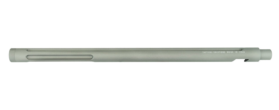 Tactical Solutions 22 LR 16.5" Gunmetal Gray Fluted Threaded Bull Barrel for Ruger 10/22