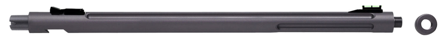 Tactical Solutions 22 LR 16.5" Gunmetal Gray Fluted Threaded Bull Barrel with Sights for Ruger 10/22
