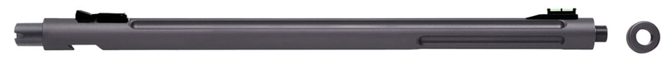 Tactical Solutions 22 LR 16.5" Gunmetal Gray Fluted Threaded Bull Barrel with Sights for Ruger 10/22