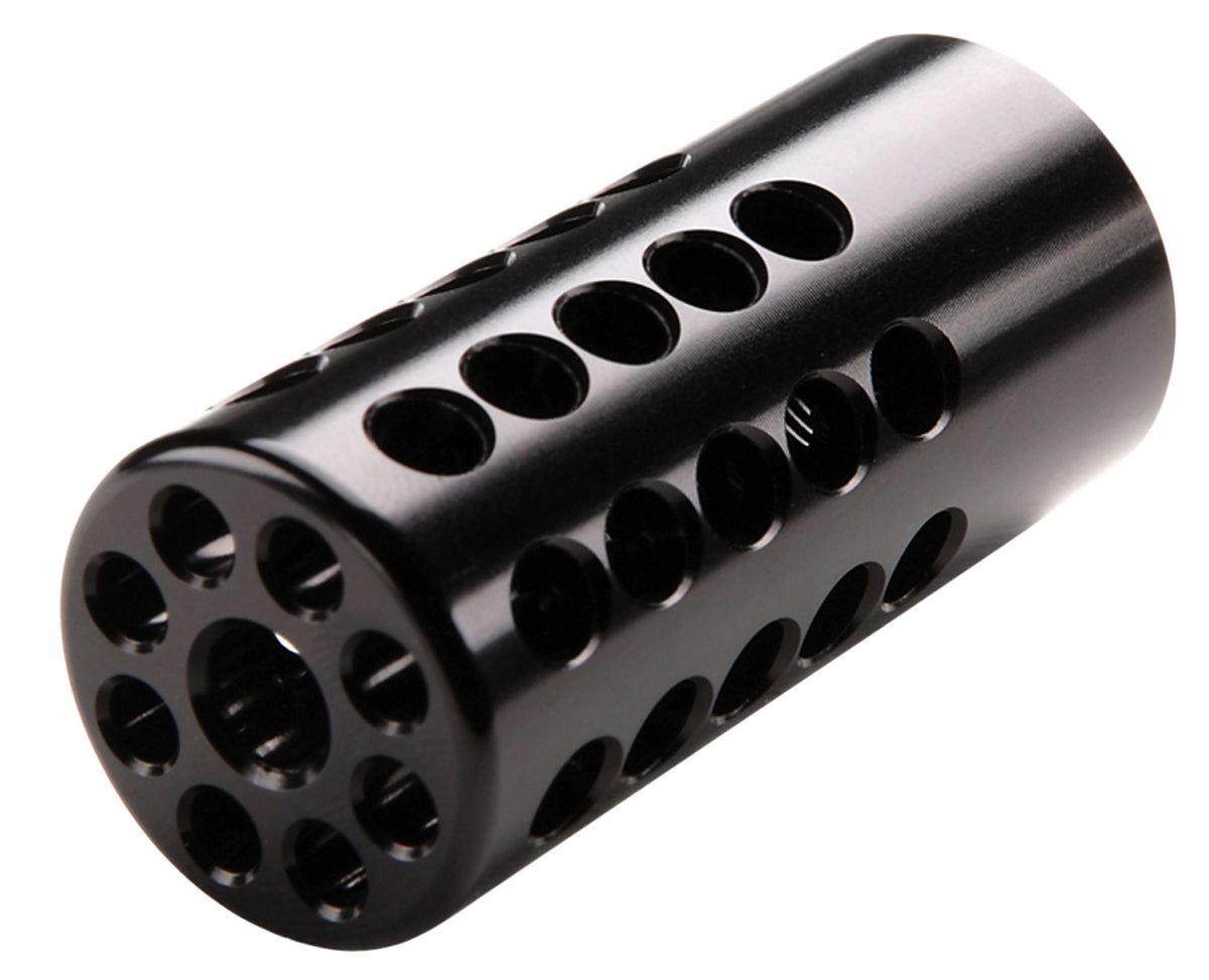 Tactical Solutions X-Ring 22 LR Compensator 1/2"-28 Black Gloss Aluminum Ruger 10/22 1022CMPBLK