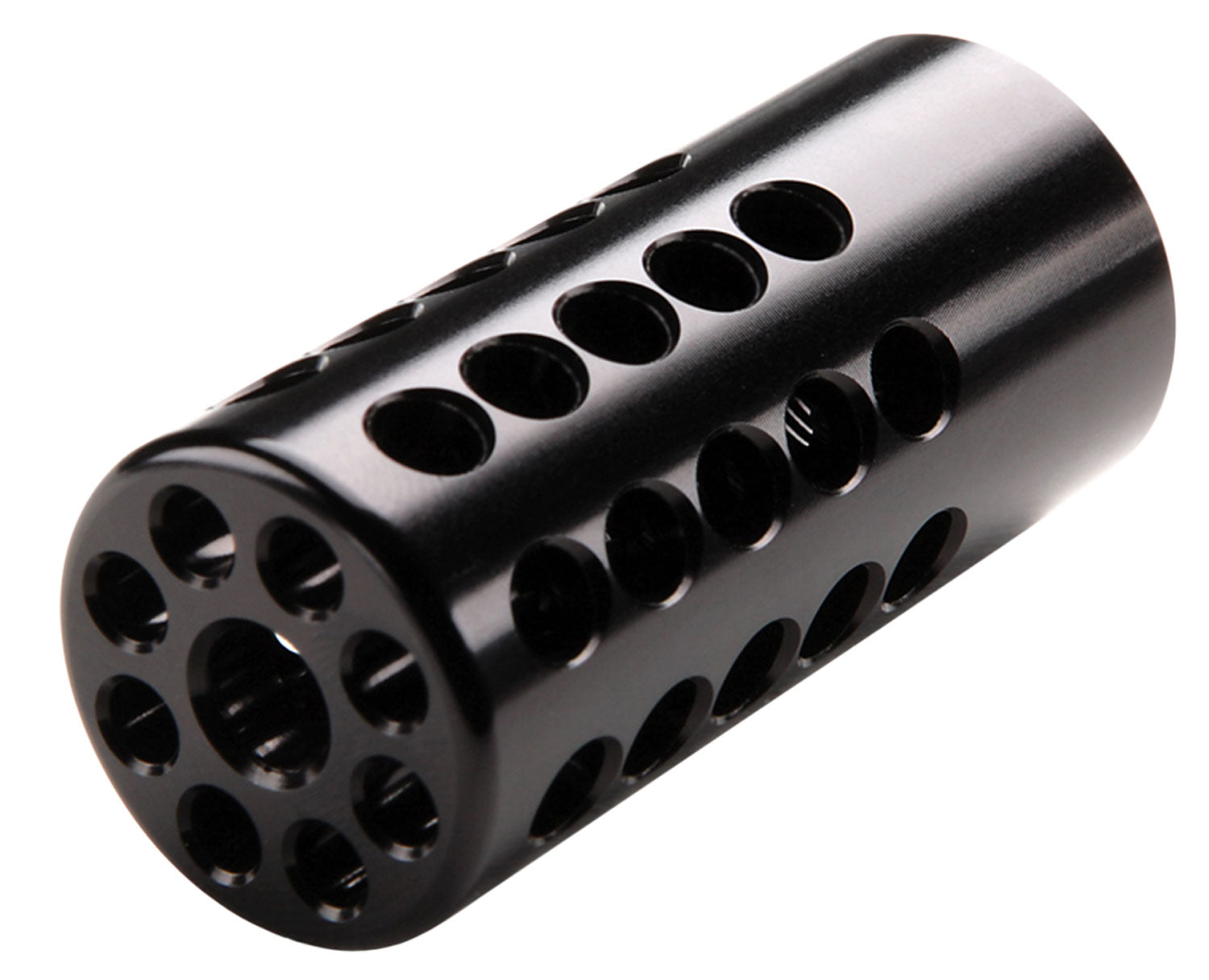 Tactical Solutions X-Ring 22 LR Compensator 1/2"-28 Black Gloss Aluminum Ruger 10/22 1022CMPBLK