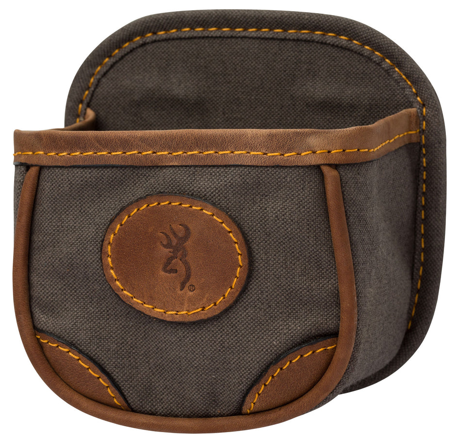 Browning Lona Flint Canvas Leather Shell Box Carrier Belt Clip Mount