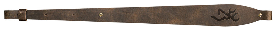 Browning 122488 Big Buckmark Brown Leather Rifle Sling