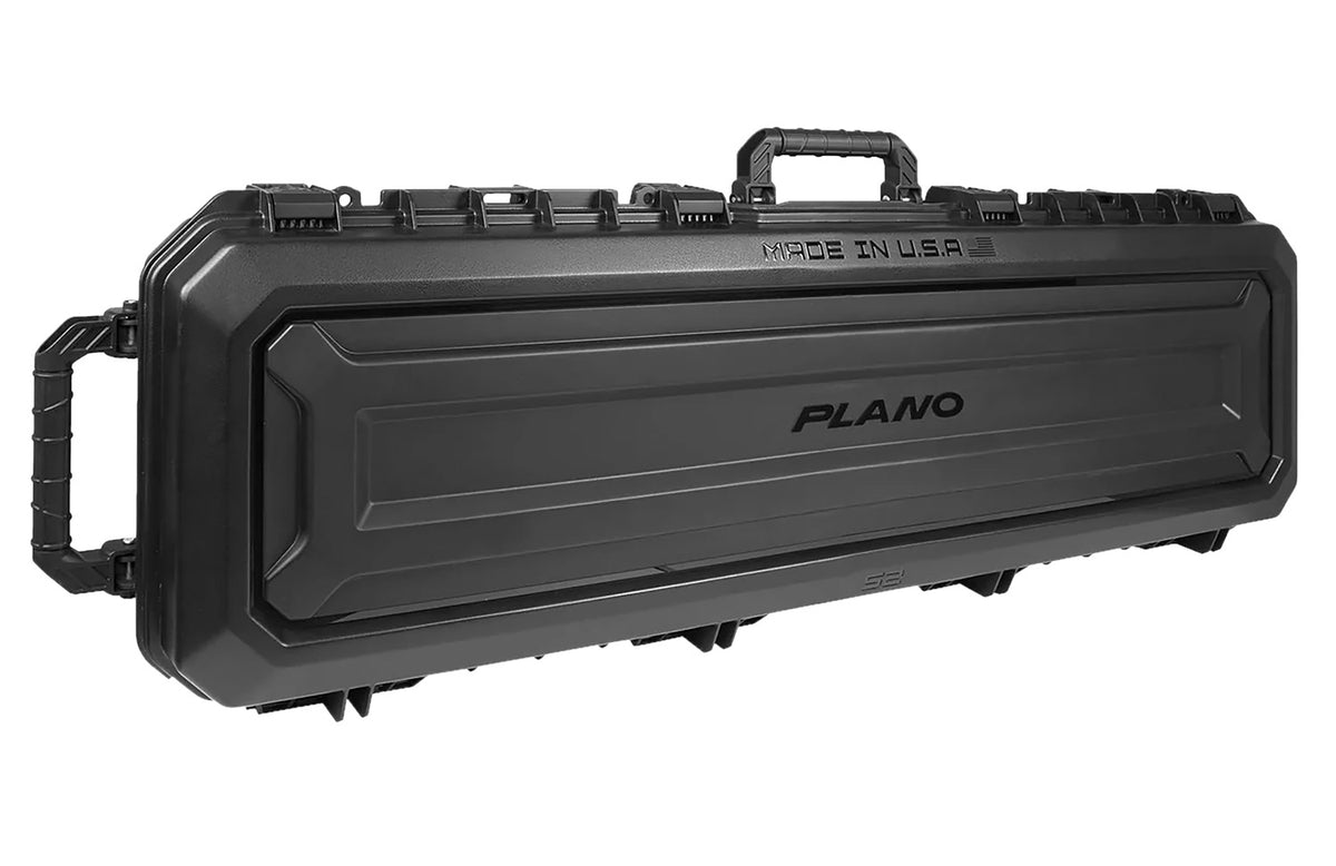 Plano All Weather Double Rifle Case Black Polymer Foam Padding 53.5"