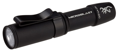 Browning Microblast AAA 72 Lumen White Nichia LED Black Clip Flashlight