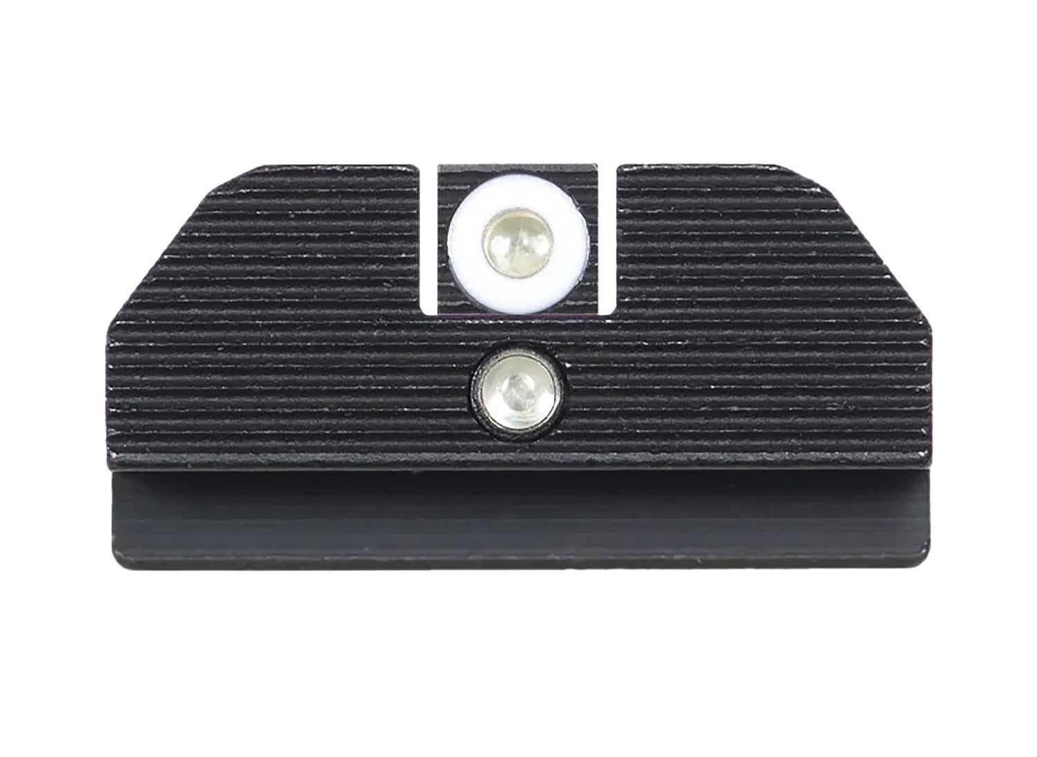 Night Fision GLK001015WGZ Student of the Gun Accur8 Night Sights Glock 17/17L/19 White Front Green Black Rear