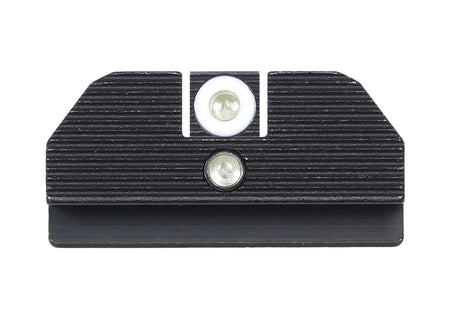 Night Fision GLK001015WGZ Student of the Gun Accur8 Night Sights Glock 17/17L/19 White Front Green Black Rear