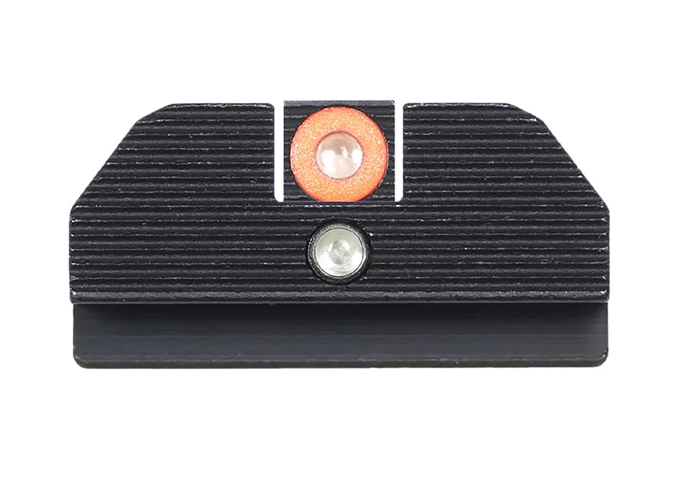 Night Fision GLK001015OGZ Student of the Gun Accur8 Night Sights Glock 17/17L/19 Orange Front Green Black Rear