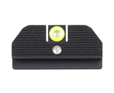 Night Fision GLK001015YGZ Student of the Gun Accur8 Night Sights Glock 17/17L/19 Yellow Front Green Black Rear