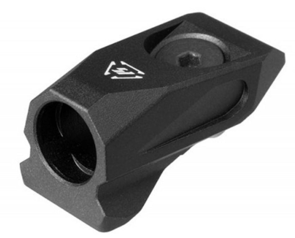Strike Industries LINKAQDBK Angled Quick-Detach Sling Mount Black Aircraft Aluminum M-LOK KeyMod