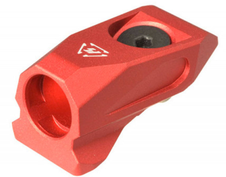 Strike Industries LINKAQDRED Angled Quick-Detach Sling Mount Red Aircraft Aluminum M-LOK KeyMod