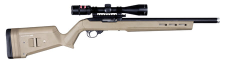 Magpul Hunter X-22 Adjustable Flat Dark Earth Synthetic Stock for Ruger 10/22 MAG548-FDE