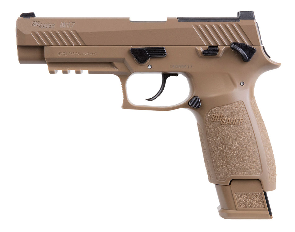 Sig Sauer P320-M17 CO2 Blowback Air Pistol .177 Pellet 20-Round Coyote Grips